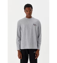 No Fear Erkek T-shirt Uzun Kollu Gri M500226