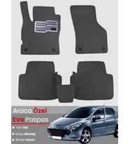 PEUGEOT 307 (2001-2008) Uyumlu EVA Paspas Tam Set–Araca Özel,Oto Paspas,Kolay Montaj