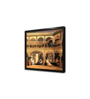 Saray Kahvehanesi Çerçeveli Mdf Tablo