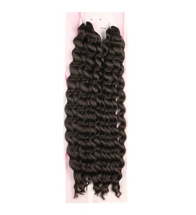 Nice Bulk Afro Su Dalgası Saç - Kahverengi