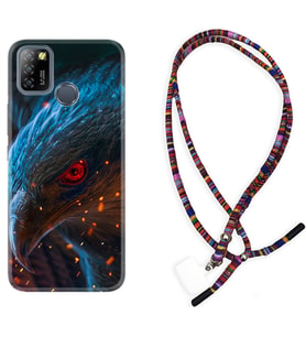 INFINIX Smart 4 5 6 Zero 8 S5 Pro Kılıf Boyun Asklı Rasta Silikon Şahin 1756