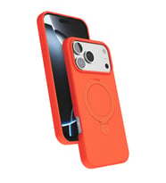 Apple İphone 17 Pro Max Regal Magsafe Standlı Kapak - Turuncu