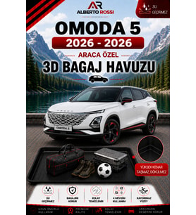 Omoda 5 2026 - 2026 Araca Özel 3D Bagaj Havuzu