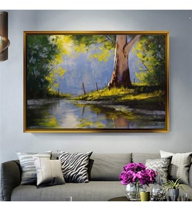 Altın Çerçeveli dekoratif tablo a510 (Gold)