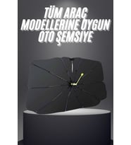 Yeni Nesil Tüm Araç Modellerine Uygun Oto Şemsiye Katlanabilir UV Işınlarına Karşı