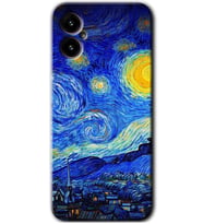 Omix X3 Kılıf HD Desen Baskılı Arka Kapak - Starry Night