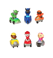 Paw Patrol 6 Figürlü Metal Çek Bırak Araçlı Paw Patrol Seti