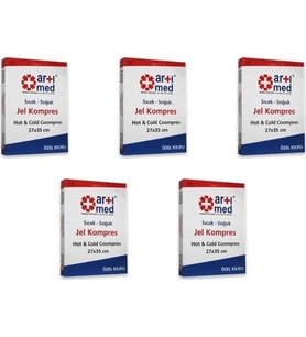 Artımed Kılıflı Sıcak- Soğuk Jel Kompres 27X35CM Artımed x 5 Adet