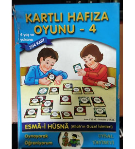 KARTLI HAFIZA OYUNU-4 ESMAİ HÜSNA - UYSAL YAYINEVİ
