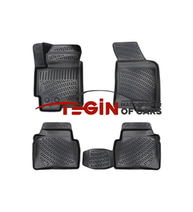 Hyundai Elantra 2001 3D Havuzlu Paspas Siyah