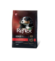 Reflex Plus Junior Kuzu Etli Pirinçli Büyük Irk Yavru Köpek Maması 18 Kg (Kahverengi)