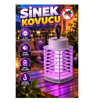 Şarjlı UV Işıklı Sivrisinek Öldürücü Lamba Otomatik Sessiz Çalışma Duvara Asılabilir