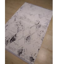 HALIMARKA K-TKY 1702 GRİ BEYAZ MODERN SALON HALISI 156X230 CM