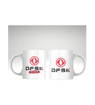 Applucky DFSK Logo Tarihçesi Baskı Kupa Bardak (Beyaz)