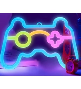 Oyun Konsolu Tasarımlı Neon Led (Çok Renkli)