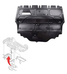 Vw Polo Motor Alt Plastik Muhafaza Büyük 1.Kalite 2009 Sonrası 6R0825235E