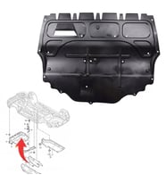 Vw Polo Motor Alt Plastik Muhafaza Büyük 1.Kalite 2009 Sonrası 6R0825235E