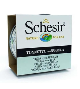 Schesir C276 Jelly Ton Balıklı ve Levrek Kedi Konservesi 85 Gr