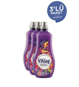 Viking Konsantre Çamaşır Yumuşatıcısı Allstar 1440 ml 3 Adet