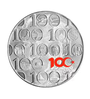 AgaKulche Türkiye Yüzyılı 2023 150 Gram Gümüş Sikke Coin (999.0)