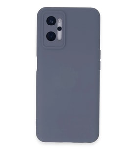 Durukar® Realme 9i 4G Kılıf Nano içi Kadife Silikon - Gri