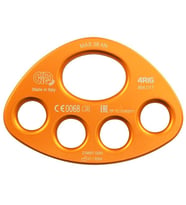 KONG 4RIG – 4 Delikli İp Dağıtım Plakası 36KN  CEN TS 16415 – EAC – UIAA 130 V1 (Turuncu)