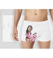 BK Gift Kişiye Özel Karikatürlü Eğlenceli Beyaz Erkek Boxer, Yıl Dönümü/ Doğum Günü / Sevgililer Günü Hediyeleri,  Erkek Arkadaş Hediye, Esprili Hediye-4