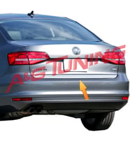 Volkswagen Jetta Krom Bagaj Alt Çıta Formlu 2014 ve Üzeri Paslanmaz Çelik