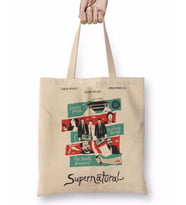 Supernatural Movie Poster Bez Çanta Uzun Saplı