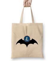 Llitecoin To The Moon LOGO Bez Çanta Uzun Saplı