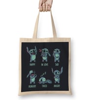 Monster Emotions Stitch Bez Çanta Uzun Saplı