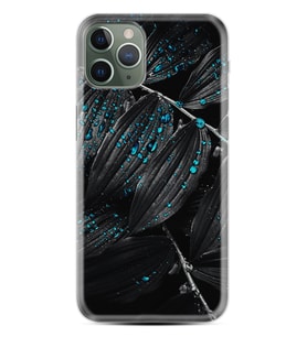 Apple iPhone 11 12 13 14 Pro Max Kılıf Desemli Silikon Foid Green 1643