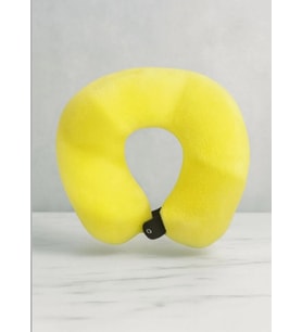 Seyahat Boyun Yastığı Sarı 35 cm – Rahat & Yumuşak Destek Yastığı