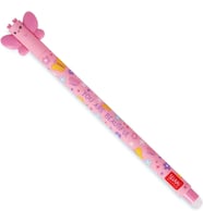 Butterfly Silinebilir Jel Kalem, Sonunda Mürekkebi Çıkarmak İçin, Isıya Duyarlı Pembe Mürekkep, 0,7 mm Uç Çapı