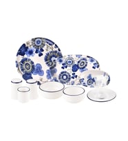 Bambum Flora 35 Parça Bone Porselen Kahvaltı Takımı B3038