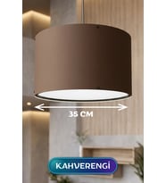 Kahverengi Kumaş Başlıklı Sarkıt ize 35 CM
