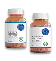 Anti Magnezyum Bisglisinat & Vitamin C 60 Kapsül x 2 Adet
