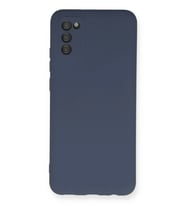 Galaxy A03S Kılıf Nano içi Kadife Silikon - Gri