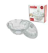 CAM ŞEKERLİK CAM KAPAKLI ÇAP: 13.5CM - Y: 5.2--9.5CM (5343)