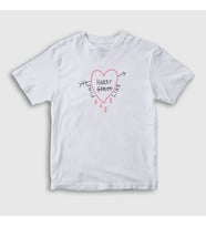 Presmono Unisex Çocuk Beyaz Fine Line Harry Styles T-Shirt 317497tt (Beyaz)