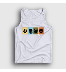 Presmono Unisex Beyaz Chars Anime Avatar The Last Airbender Atlet 262289tt (Beyaz)
