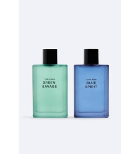 ZARA MAN GREEN SAVAGE + ZARA MAN BLUE EAU DE TOILETTE 2X 90 ML