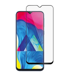 Samsung Galaxy M10S Temperli Cam Full Ekran Koruyucu (Siyah)