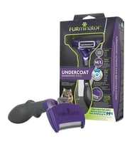 Furminator Uzun Tüylü Kedi Tarağı L 6cm T691741 (Mor)