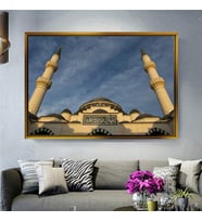 Altın Çerçeveli dekoratif tablo l51 (Gold)