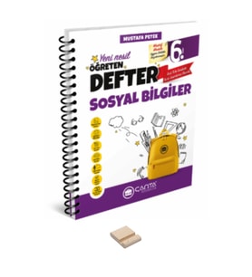 6. Sınıf Sosyal Bilgiler Öğreten Defter ve Telefon Standı