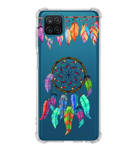 PrintiFy Samsung Galaxy A12 Uyumlu Nazar Boncuğu 6 Baskılı Şeffaf Köşe Korumalı Antişok Kılıf