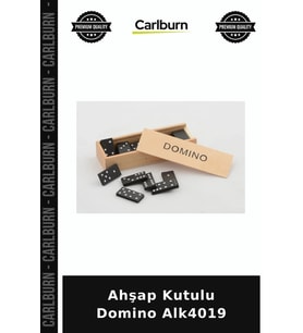 Özel Üretim Oyun Hobi Eğlence Masa Oyunu Ahşap Kutulu Domino Alk4019