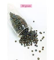 Dökme Cam Kum Boncuk (8/0) 3 mm - 20 Gram - Alacalı Renk - BNC151