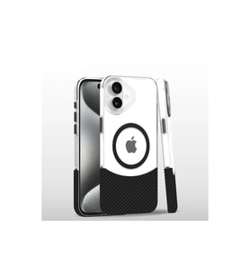 Joko Apple İphone 16 Plus Carbon Puzzle Magsafe Kapak - Siyah-2